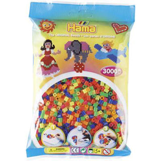 Hama perles thermocollantes 3000 pièces néon