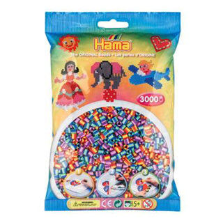 Hama perles à repasser 3000 2 couleurs mélangées