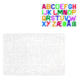 Plaque de base de perles thermocollantes Hama lettres blanches