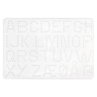 Plaque de base de perles thermocollantes Hama lettres blanches