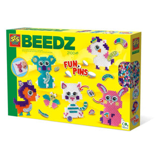 Ensemble de perles thermocollantes SES - FunPins Animaux pailletés