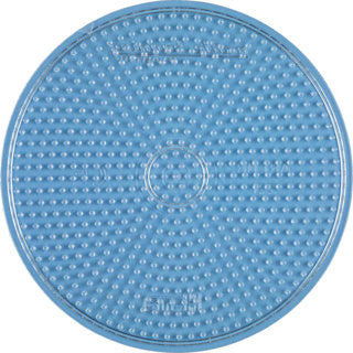 Plaque de base pour perles thermocollantes Hama ronde grande transparente