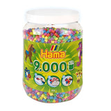 Hama fer à repasser sur perles baril avec 9000 pièces pastel | 2 pièces