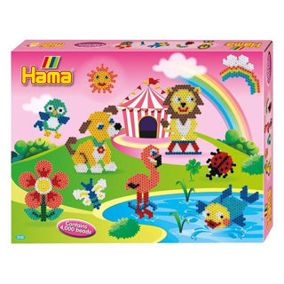 Hama set de perles thermocollantes animaux joyeux 4000 pièces