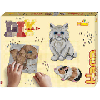HAMA INTERNING Perles Set Gift Box - Animaux mignons, 4000ST.