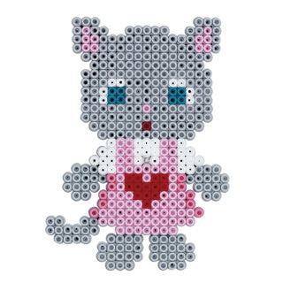 Coffret cadeau de déguisement de chat avec perles thermocollantes Hama – 2 500 perles