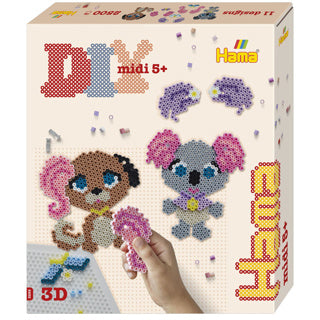 Hama perles à repasser 2500 pièces Salon des animaux 3D | 2 pièces
