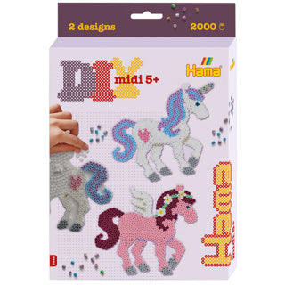 Hama jouets chevaux fantastiques 2000 perles thermocollantes