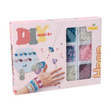 Sans marque sans marque hama midi ensemble de perles à repasser boîte d'activités 11 modèles (2400 pcs.)