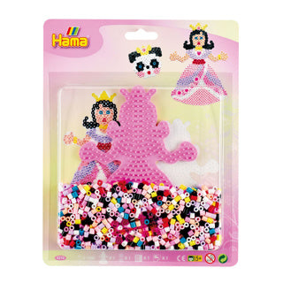 Set de perles thermocollantes Hama midi - princesse, 1100 pcs.