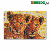 Ses creative beedz art perles thermocollantes lionceaux 30x45,5 cm 7000 pièces