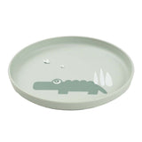Assiette enfant Done by Deer croco vert
