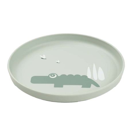 Assiette enfant Done by Deer croco vert