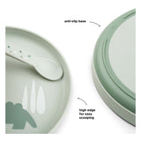Assiette enfant Done by Deer croco vert