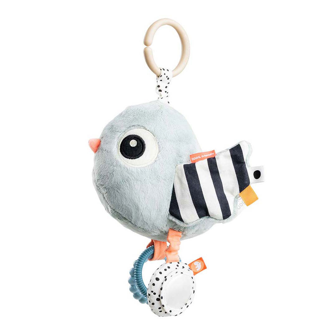 Done by deer activités jouets sensoriels birdee bleu