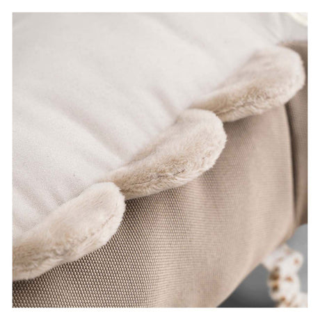 Done by deer jouet sur le ventre croco beige