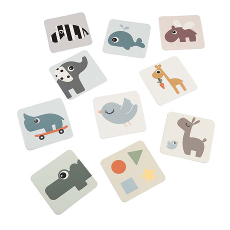 Carte de contraste Done by Deer Baby, amis cerfs, 10 pcs.