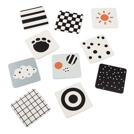 Carte de contraste Done by Deer Baby, amis cerfs, 10 pcs.