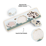 Puzzle sensoriel Done by Deer, petite ferme, 3 pcs.