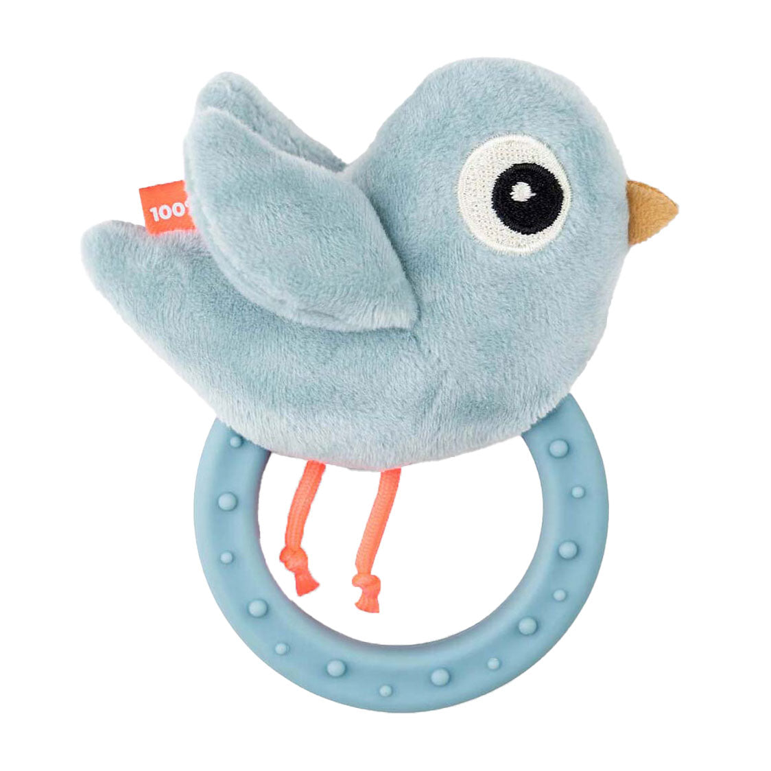 Fait par hochet de cerf avec cordon birdee bleu