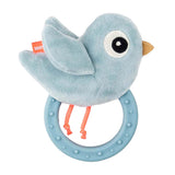 Fait par hochet de cerf avec cordon birdee bleu