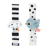 Done by Deer – hochet de poignet Happy Clouds bleu, 2 pcs.