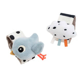 Done by Deer – hochet de poignet Happy Clouds bleu, 2 pcs.