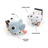 Done by Deer – hochet de poignet Happy Clouds bleu, 2 pcs.