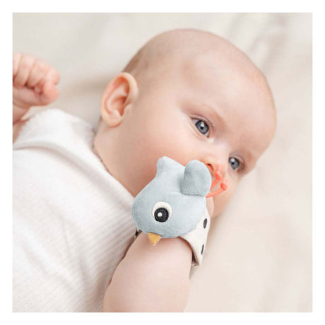 Done by Deer – hochet de poignet Happy Clouds bleu, 2 pcs.