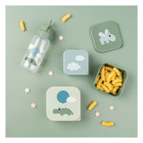 Boîte à collation Done by Deer Happy Clouds vert, 3 pcs.