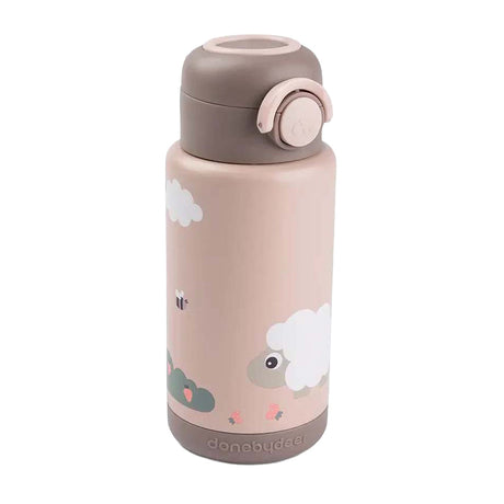 Bouteille isotherme Done by Deer Tiny Farm - rose