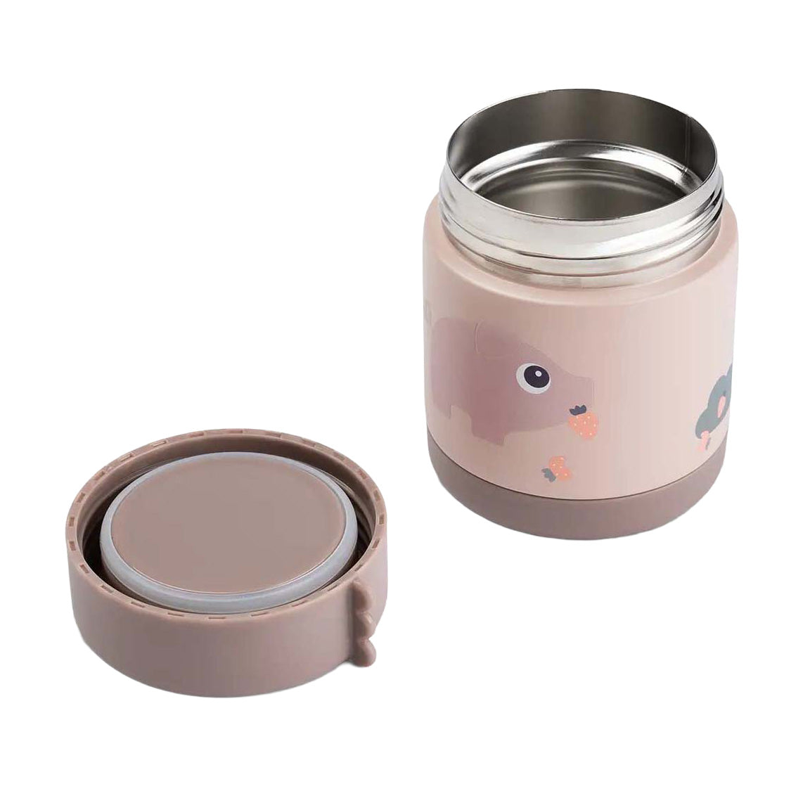 Done by Deer Récipient alimentaire isolé Tiny Farm - Rose