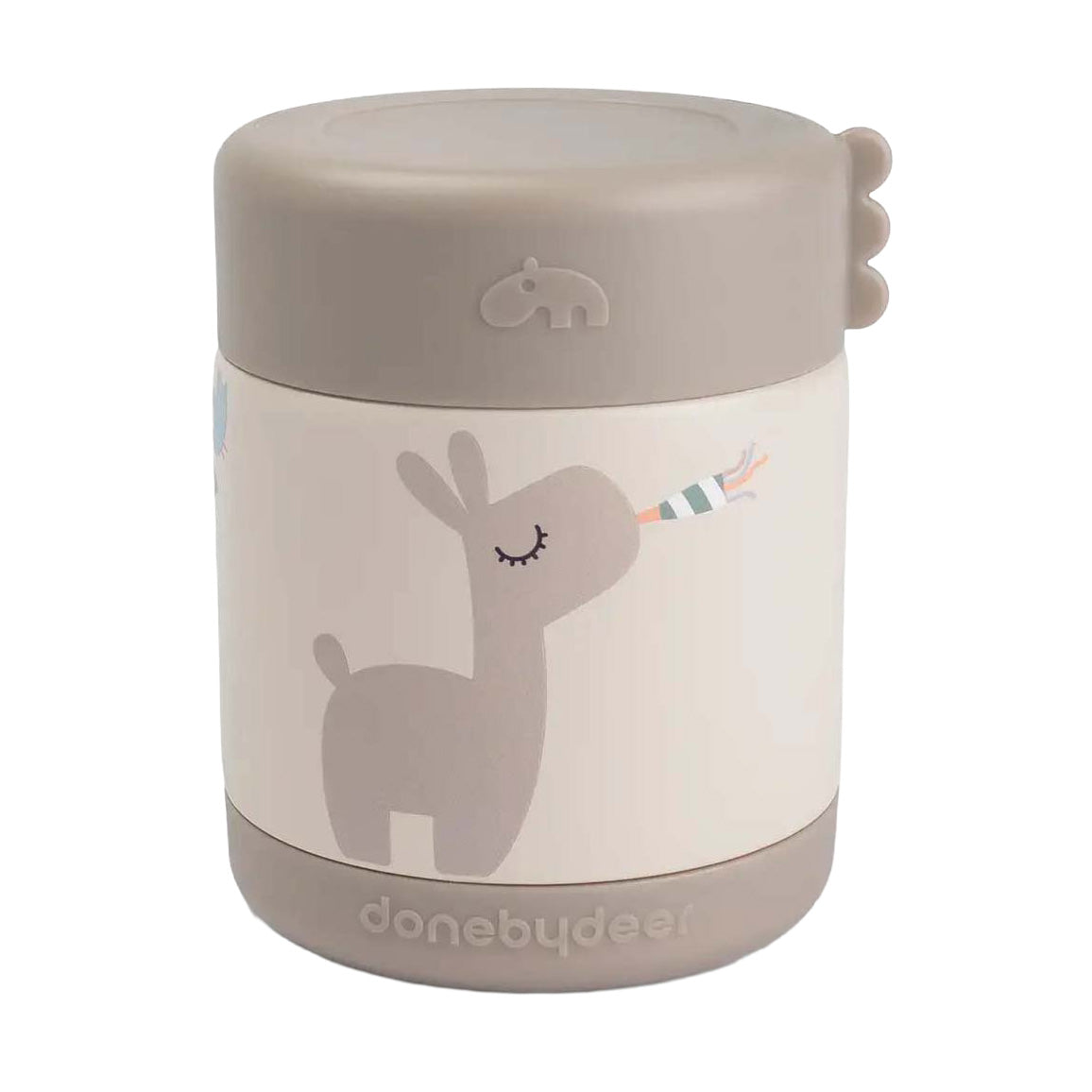 Fait par cerf isolé bol de nourriture célébration - beige