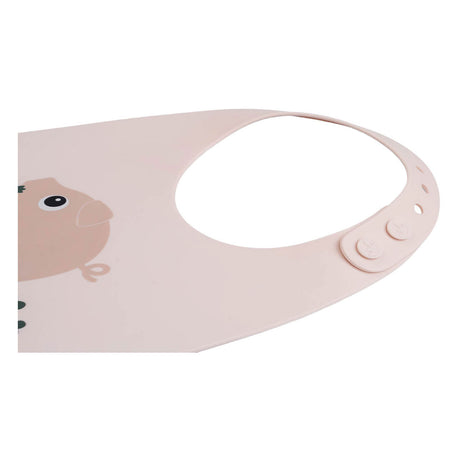 Done by deer siliconen slabbetje pigee - roze