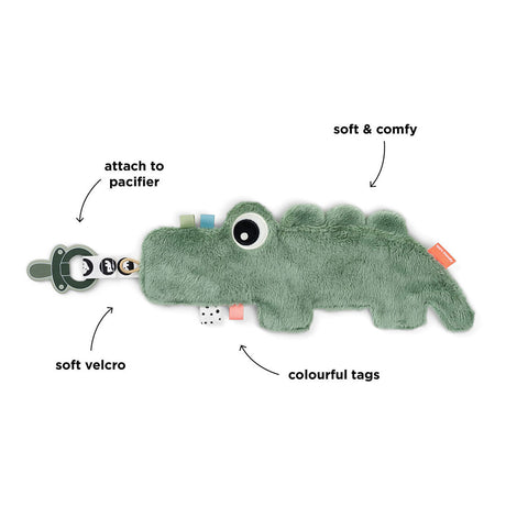 Done by deer knuffeldoekje croco - groen
