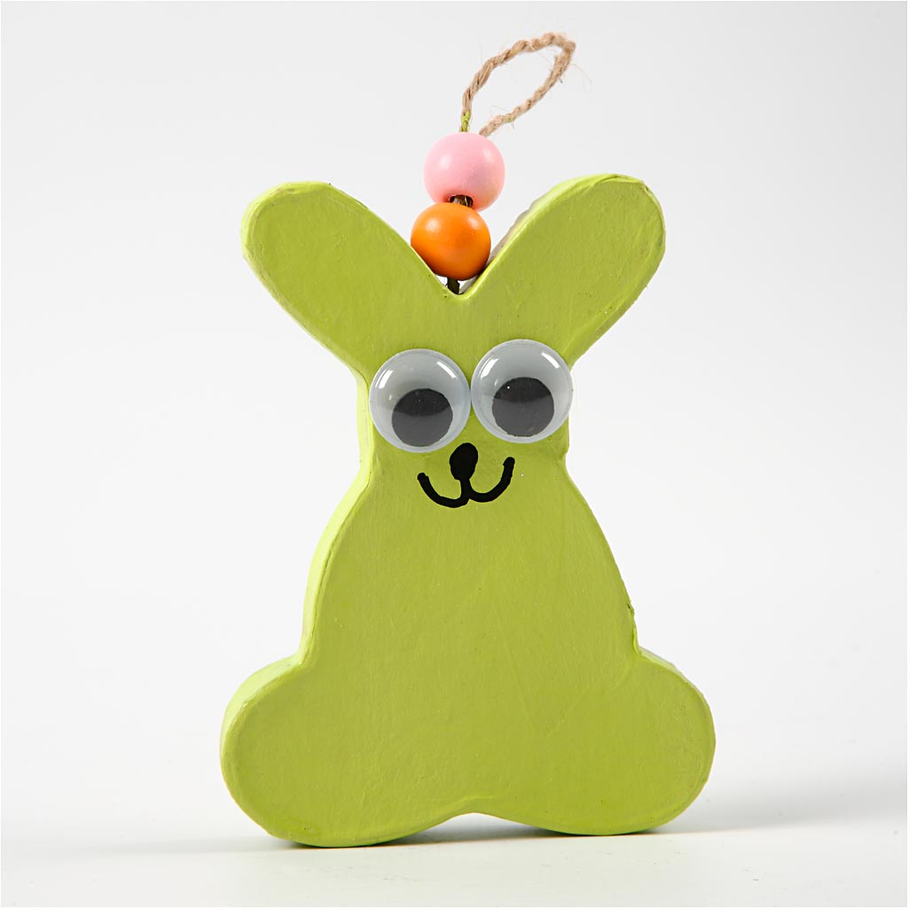 Creativ company Décorations de Pâques, h: 10 cm, épaisseur 12 mm, 114 pièces 1 boîte