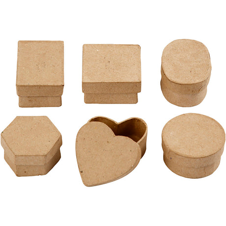 Entreprise créative https: www.ccobby.nl mini-boxes-h-3-cm-d-4-6-cm-6-piece-1-box