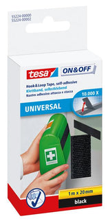 Quantore Bande Velcro tesa on off autocollante noir