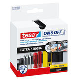 Tesa -Velcro Bande Velcro 55229-zw - 50 mm x 1 m - noir