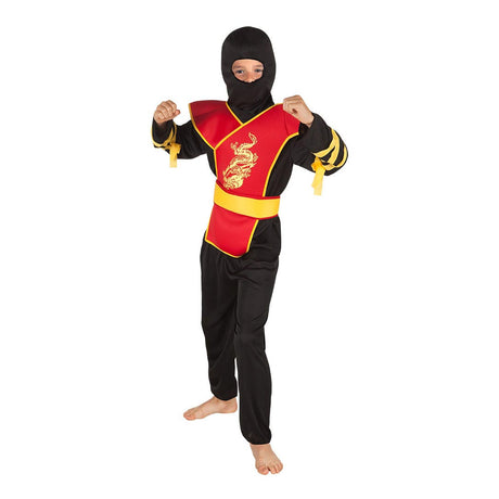 Déguisement enfant Boland maître ninja, 7-9 ans