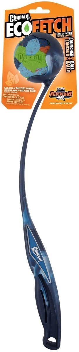Bâton de lancer de lanceur de balle de sport Chuckit ecofetch recyclé
