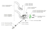 Pince en aluminium Magura mt hs