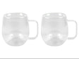 Lignes de verre à double paroi 2 pièces
