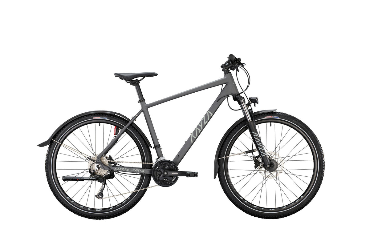 Kayza vtt ville spodique sec 6 mod. 22 vélo spodique sec 6 27,5 56 dur. 27sp gris
