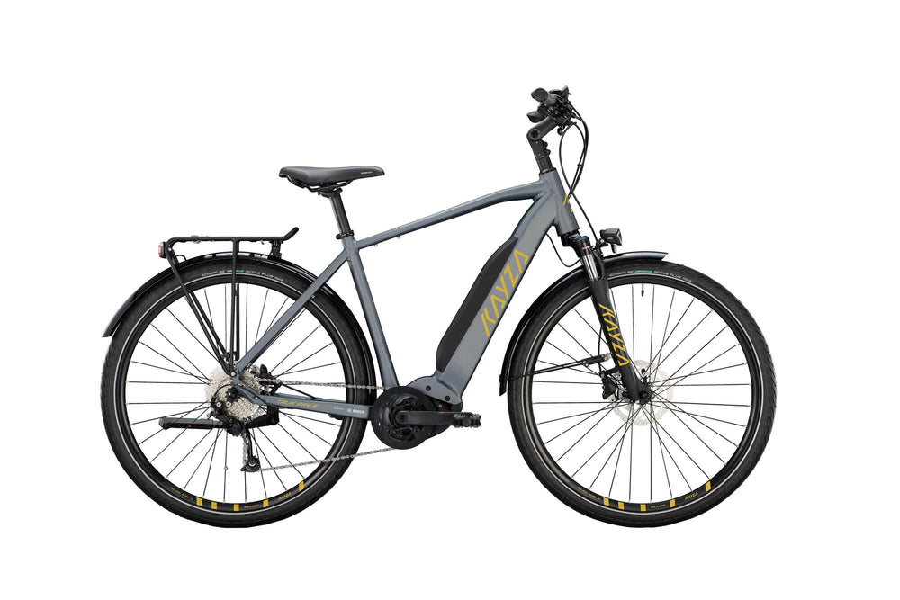 Vélo de trekking électrique Kayza talik dry 6 mod. 22 ebike talik dry 6 28 56 diam.9sp gris or