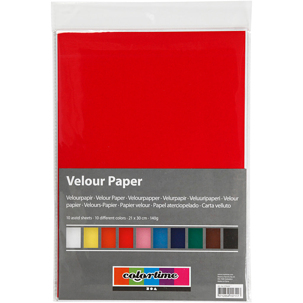Entreprise créative https: www.cchobby.nl velor-paper-a4-sheet-210x297-mm-140-gr-diverse-colours-10-vel-1-doos