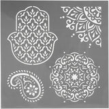 Creativ Company Template ethnic motifs, 30.5x30.5cm