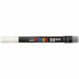 Marqueur Uni-posca posca, taille pcf350, largeur de trait 1-10 mm, pinceau, blanc, 1 pièce