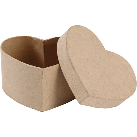 Boîte en forme de coeur Creativ company, h : 6 cm, dimensions 11,5x11,5 cm, 1 pièce