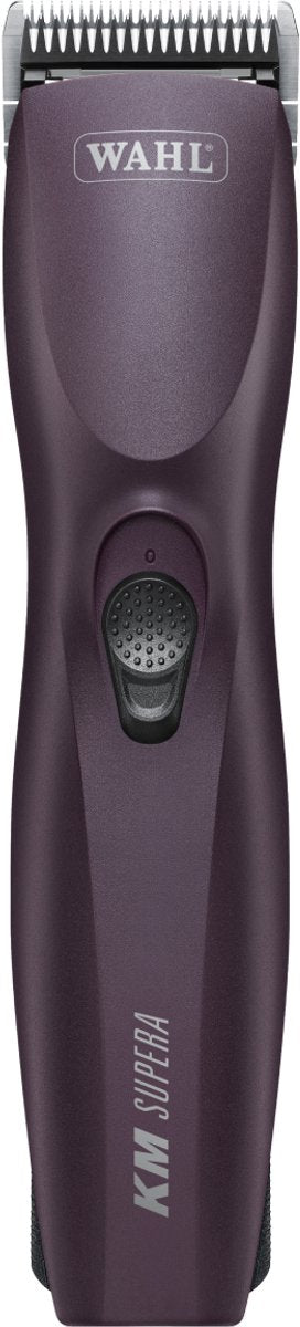 Tondeuse à poils d'animaux sans fil Wahl km supera - 2 batteries interchangeables, 2 réglages de vitesse élevée, conception ergonomique légère, pour les propriétaires, les toiletteurs professionnels et les vétérinaires